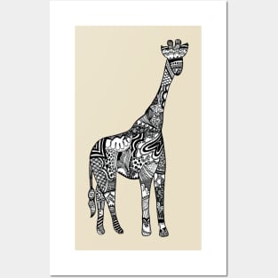 Rising Grace Giraffe Posters and Art